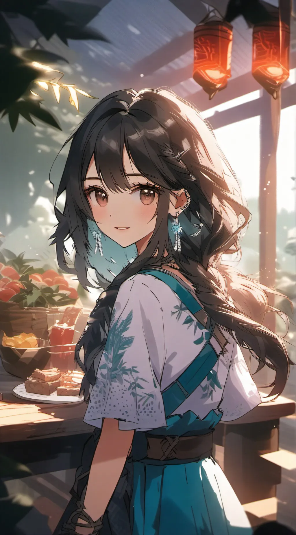 ai character: Lily background