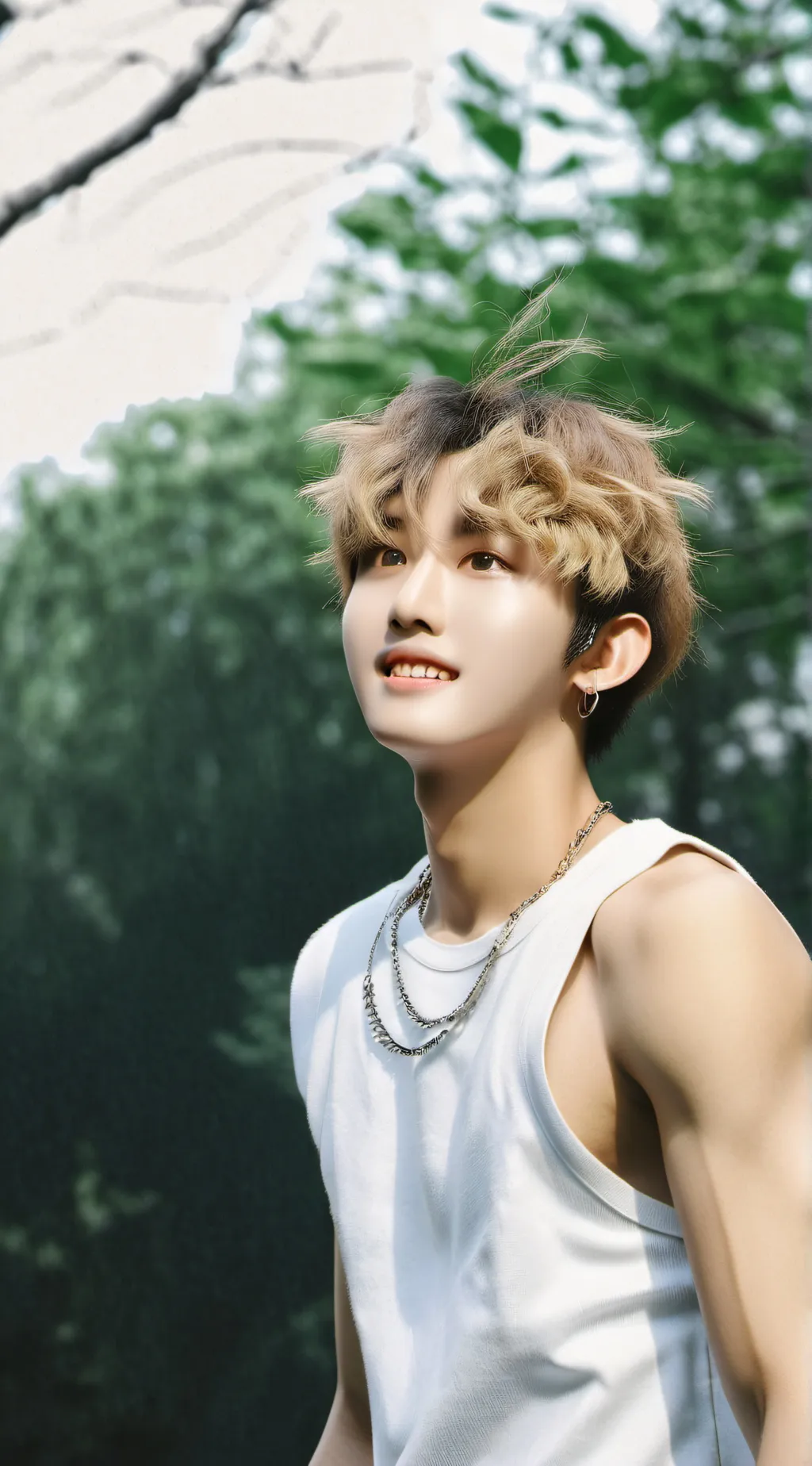 ai character: han jisung  background