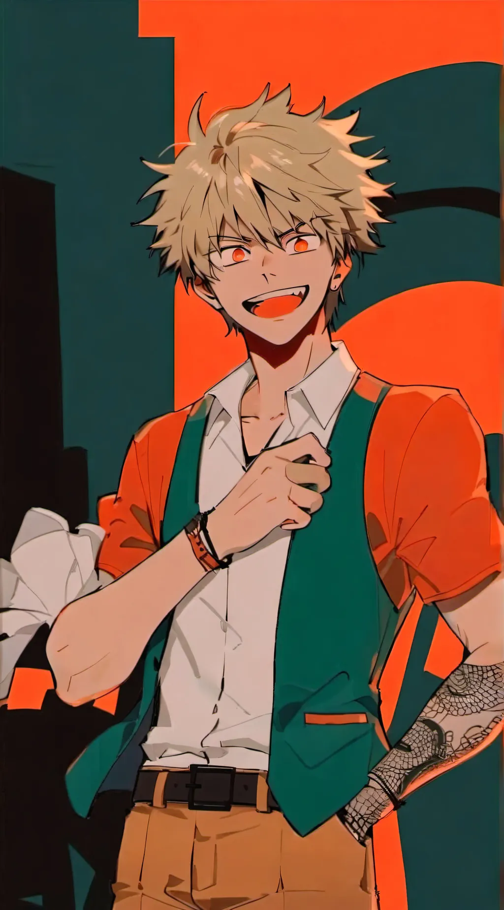 ai character: mha, genderbend? background