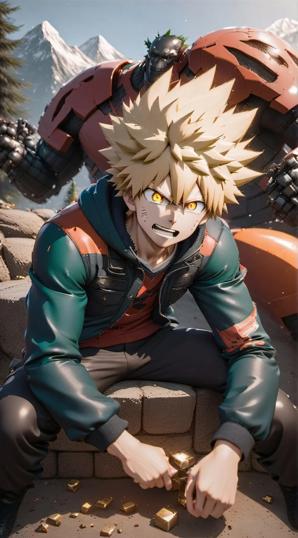ai character: bakugo background