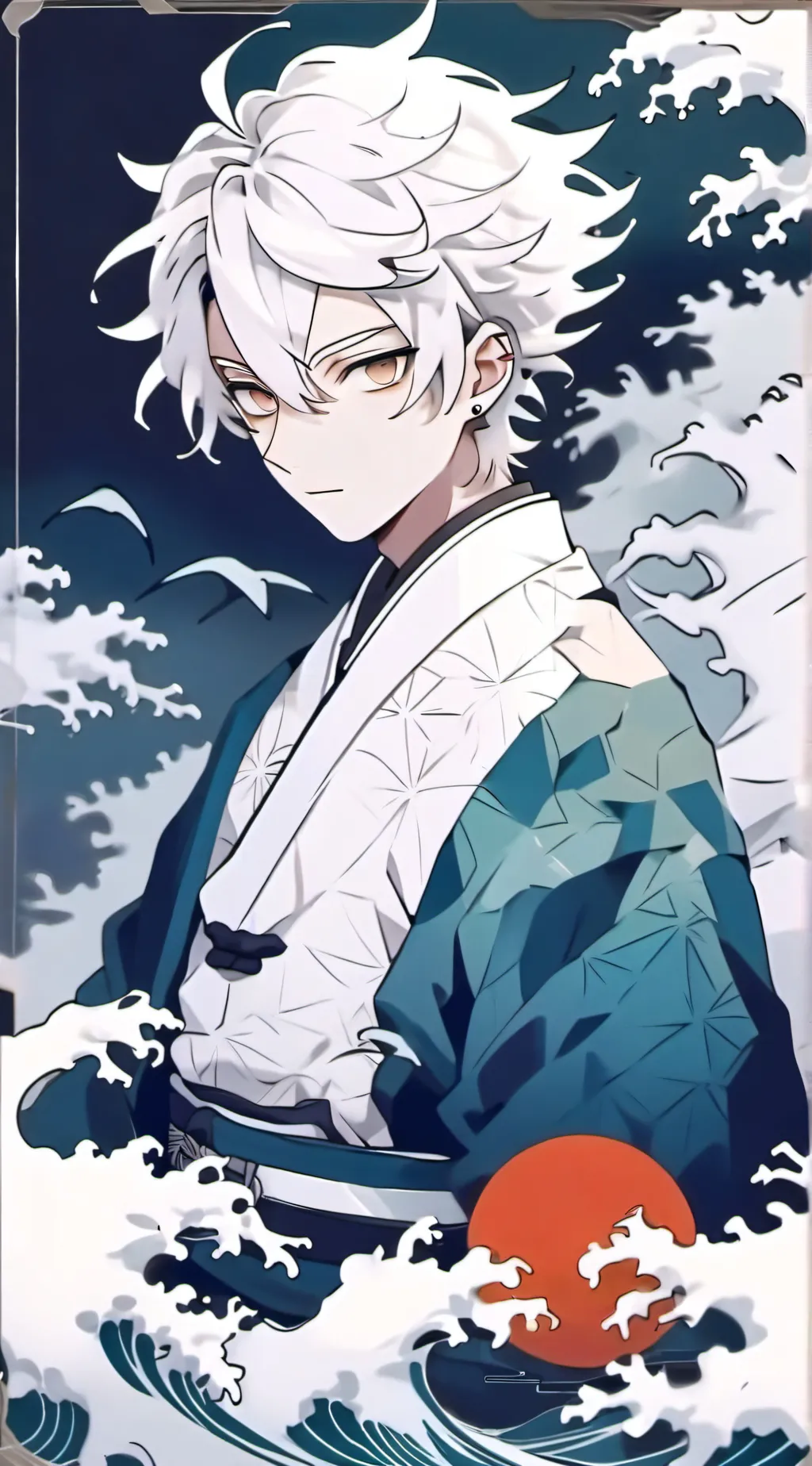 ai character: tanjiro background