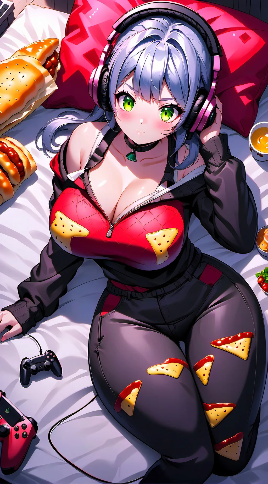 ai character: Kayla/streamer background