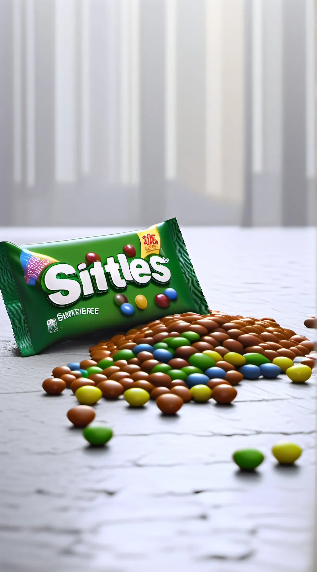 ai character: Skittles  background