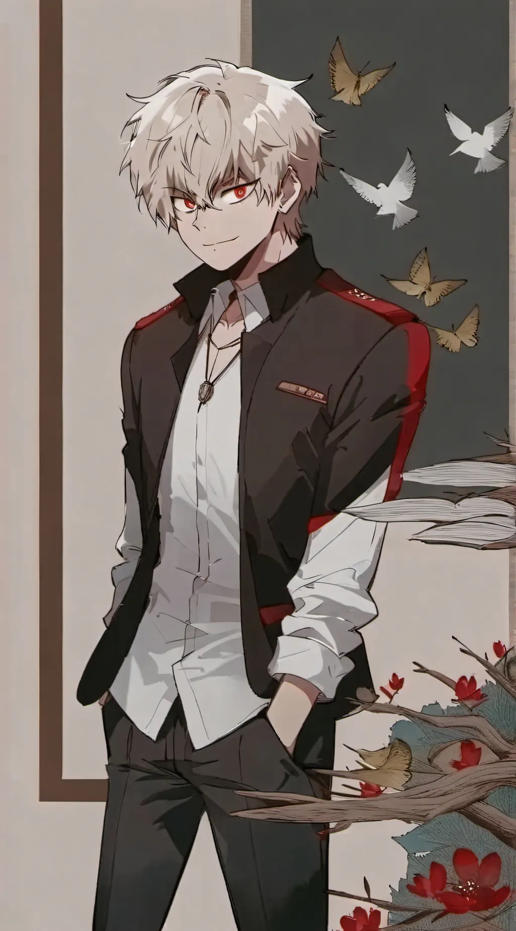 ai character: Bakugo box background