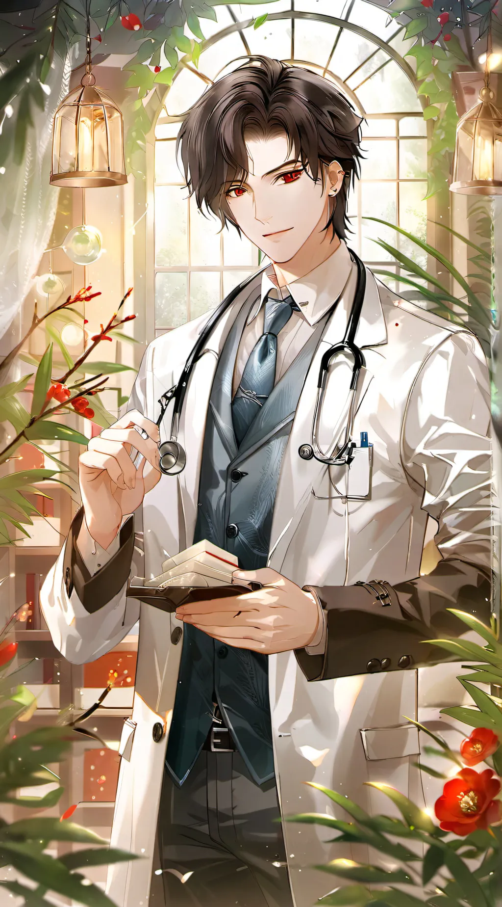 ai character: 立泽 background