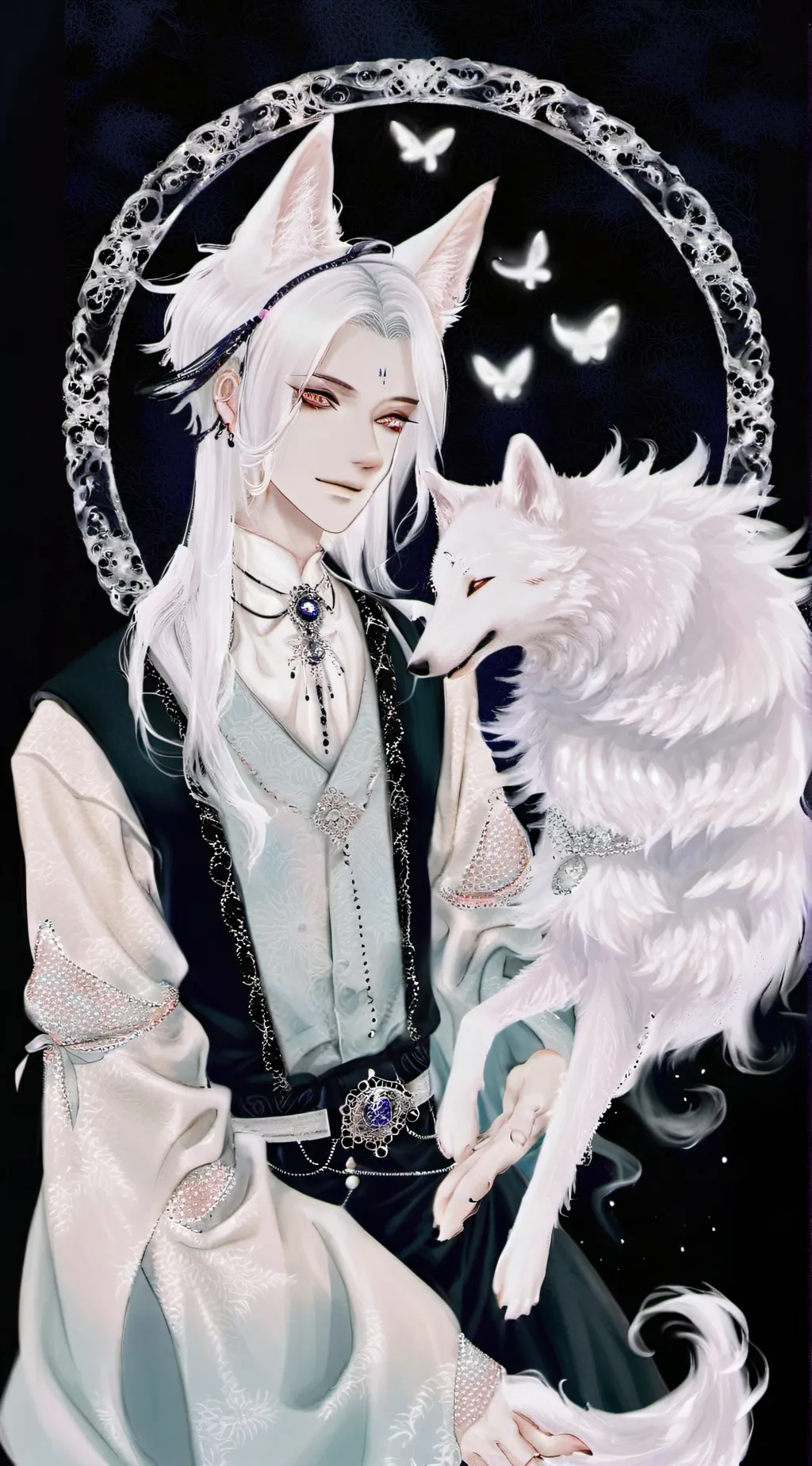 ai character: Flake background