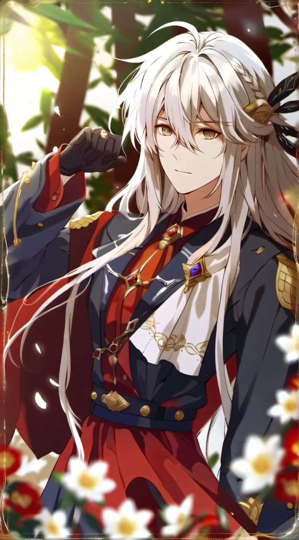 ai character: Levi  background