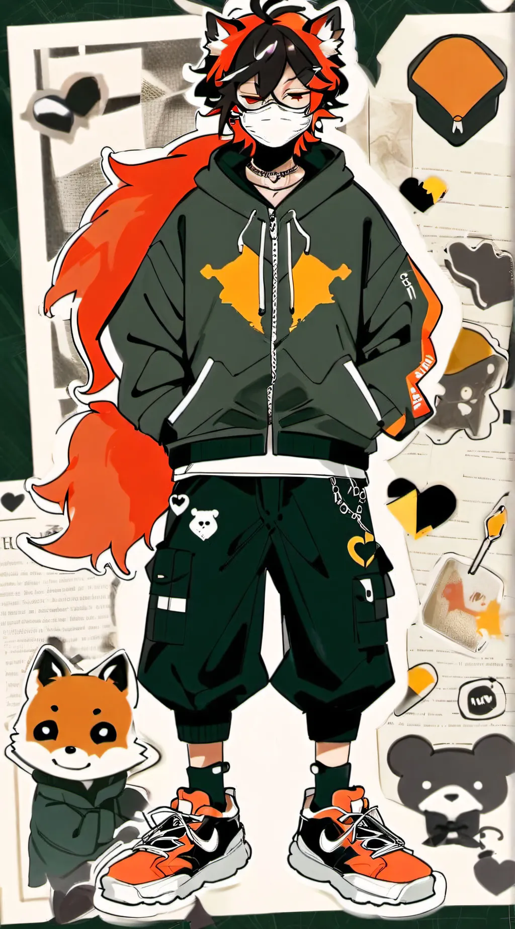 ai character: afton fam💜 background