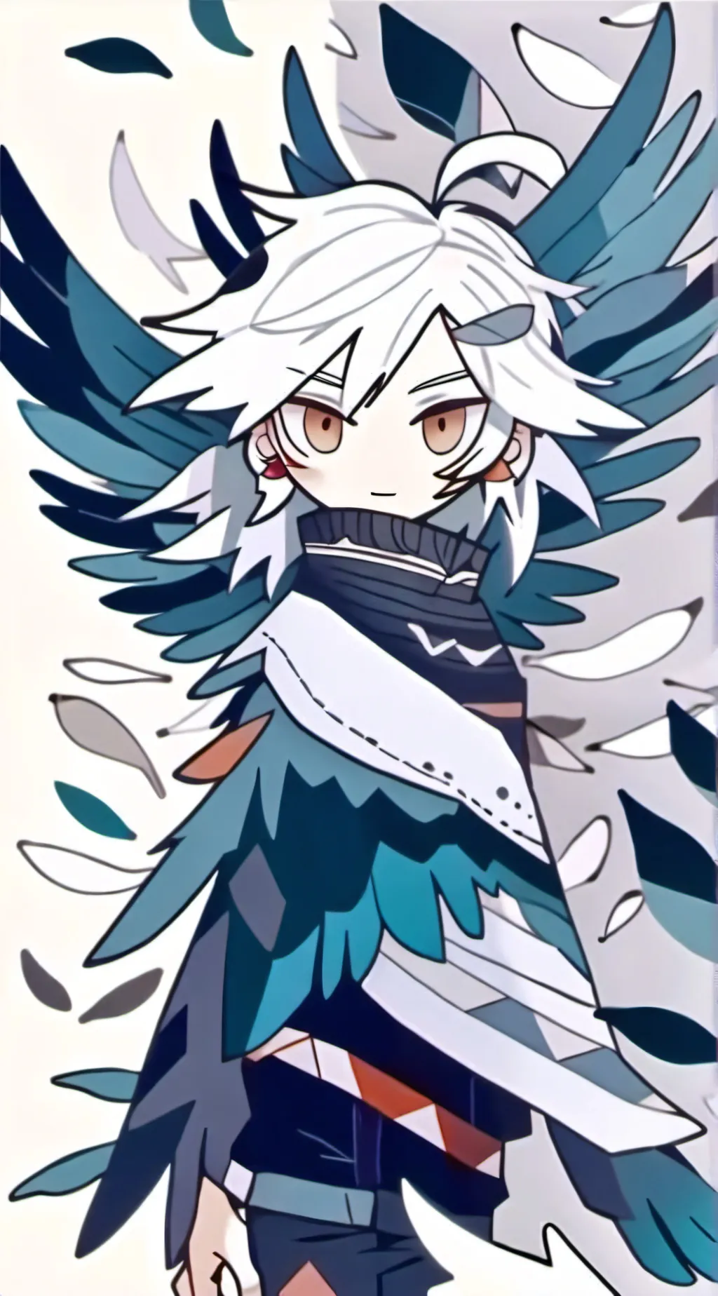 ai character: engle x Claire  background