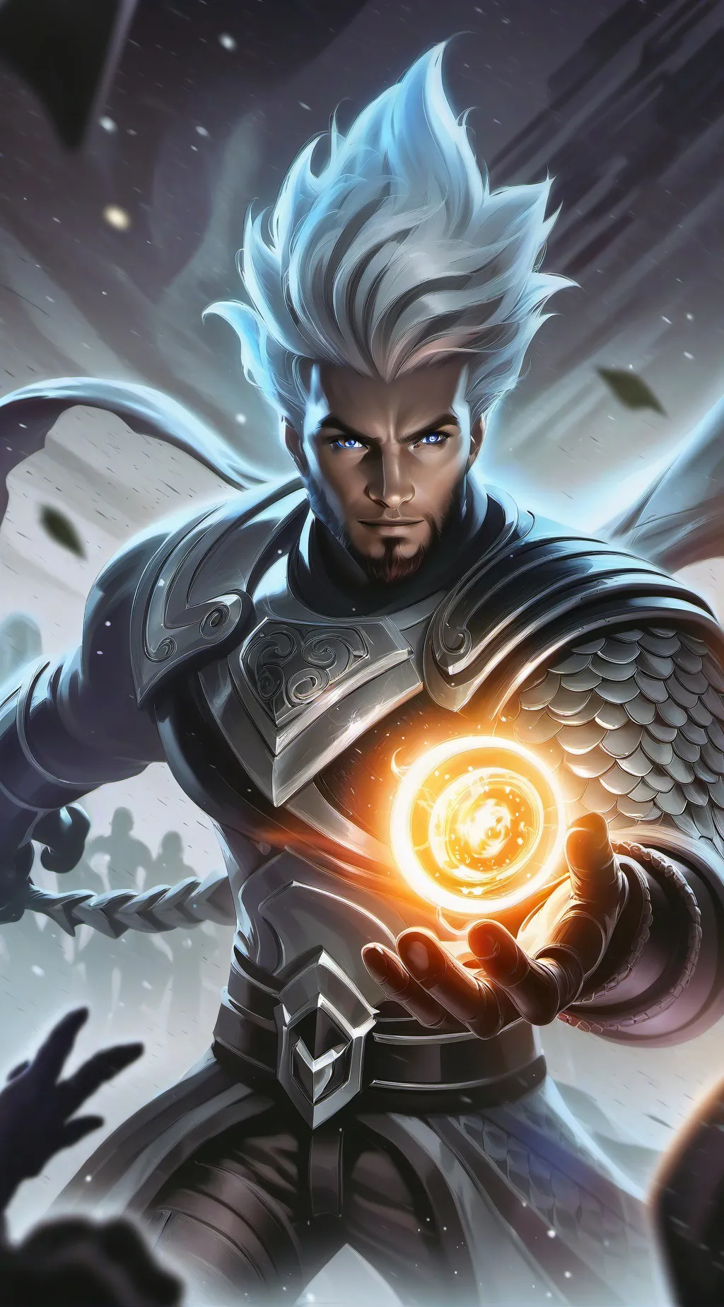 ai character: Mark  background