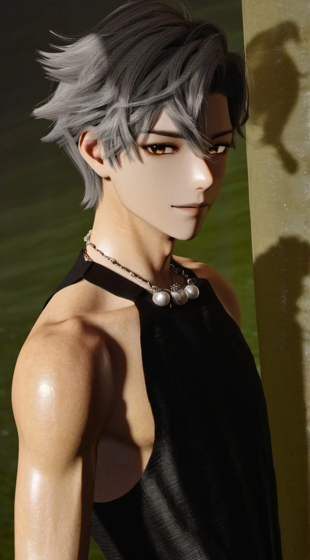 ai character: 肖翌 background