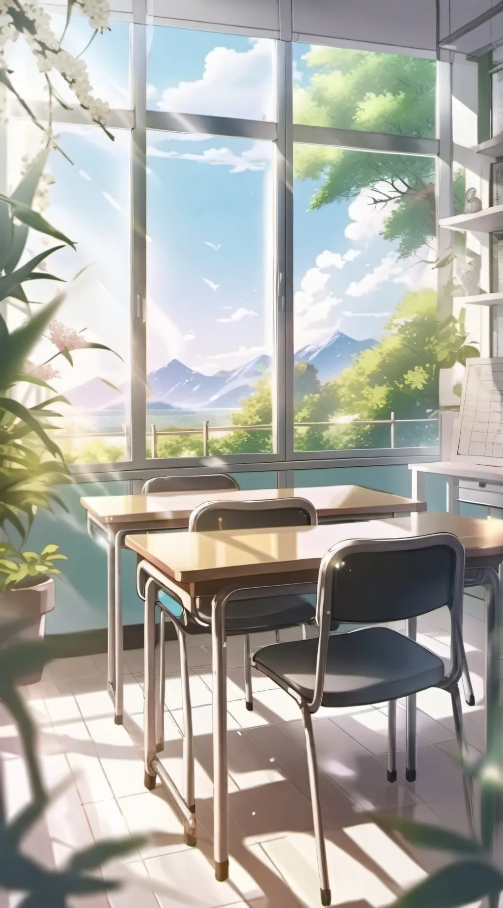 ai character: mha new student background