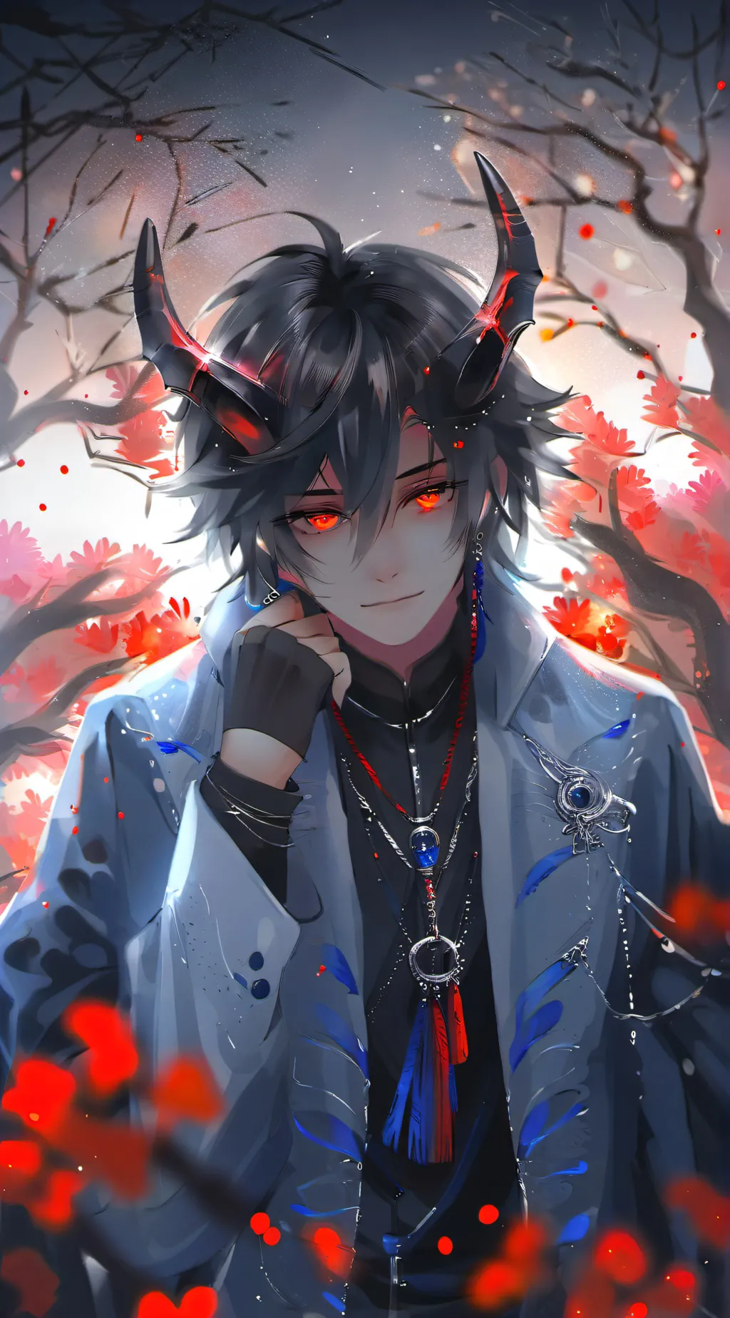 ai character: 💙kim❤️ background