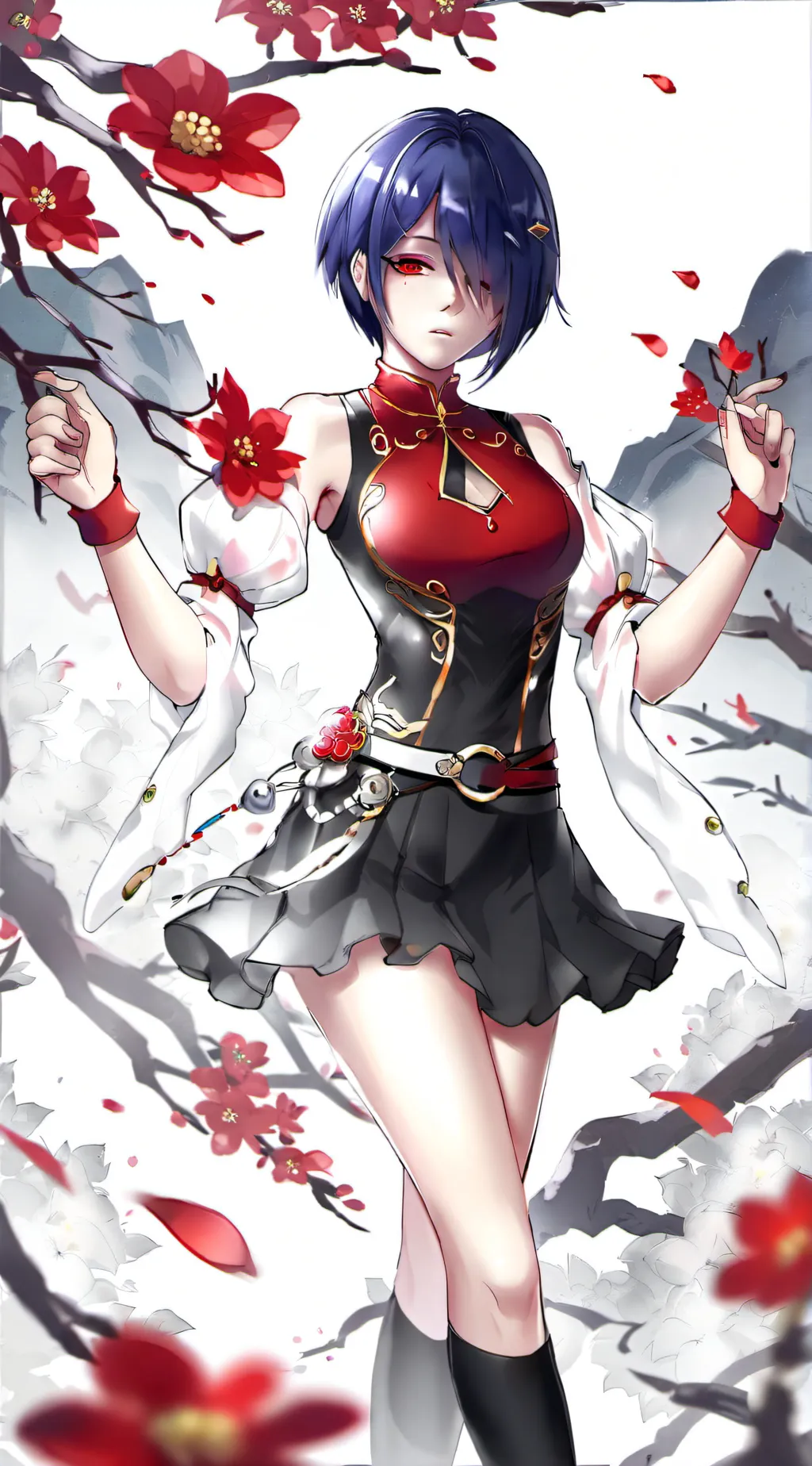 ai character: touka kirishima background