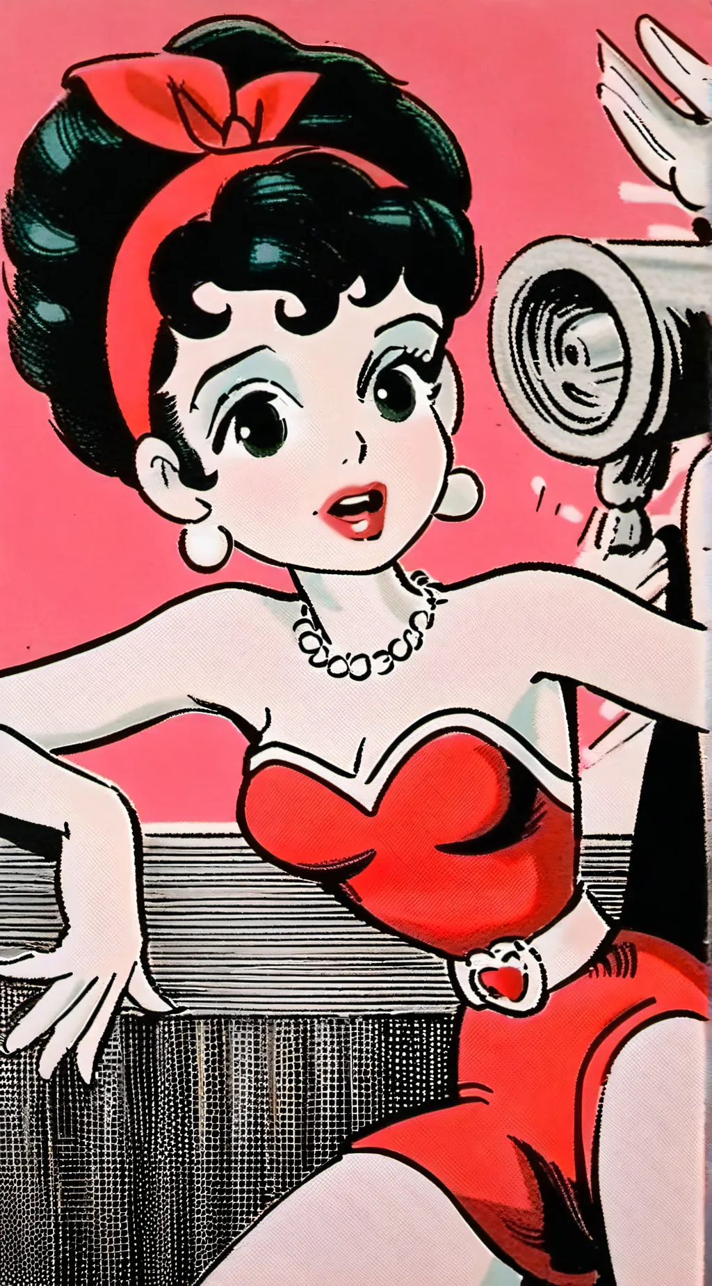 ai character: Betty boo background