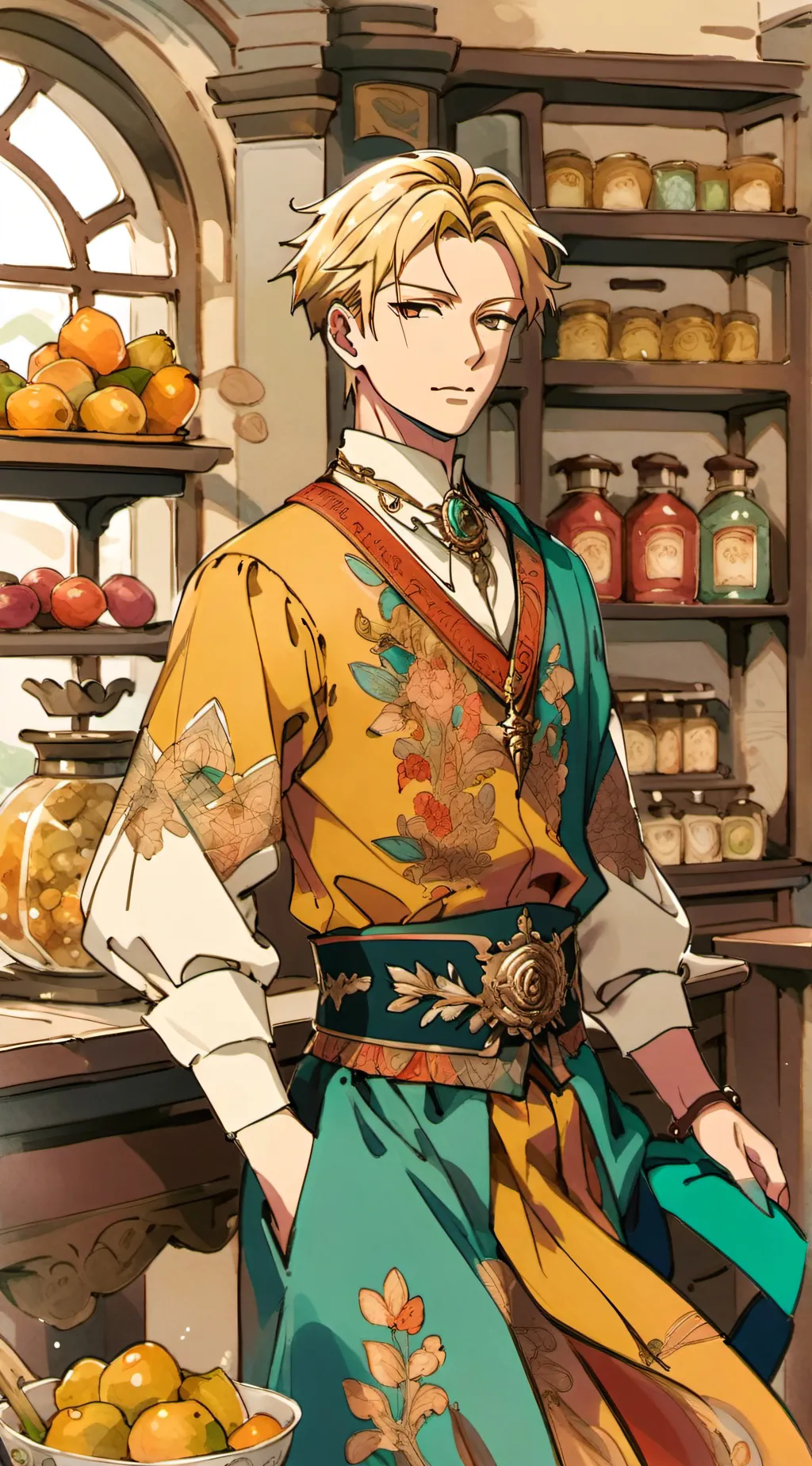 ai character: demon×human background