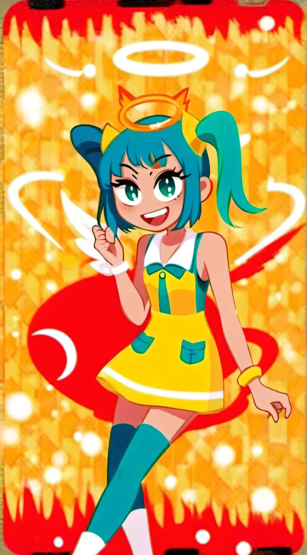 ai character: Good girl background