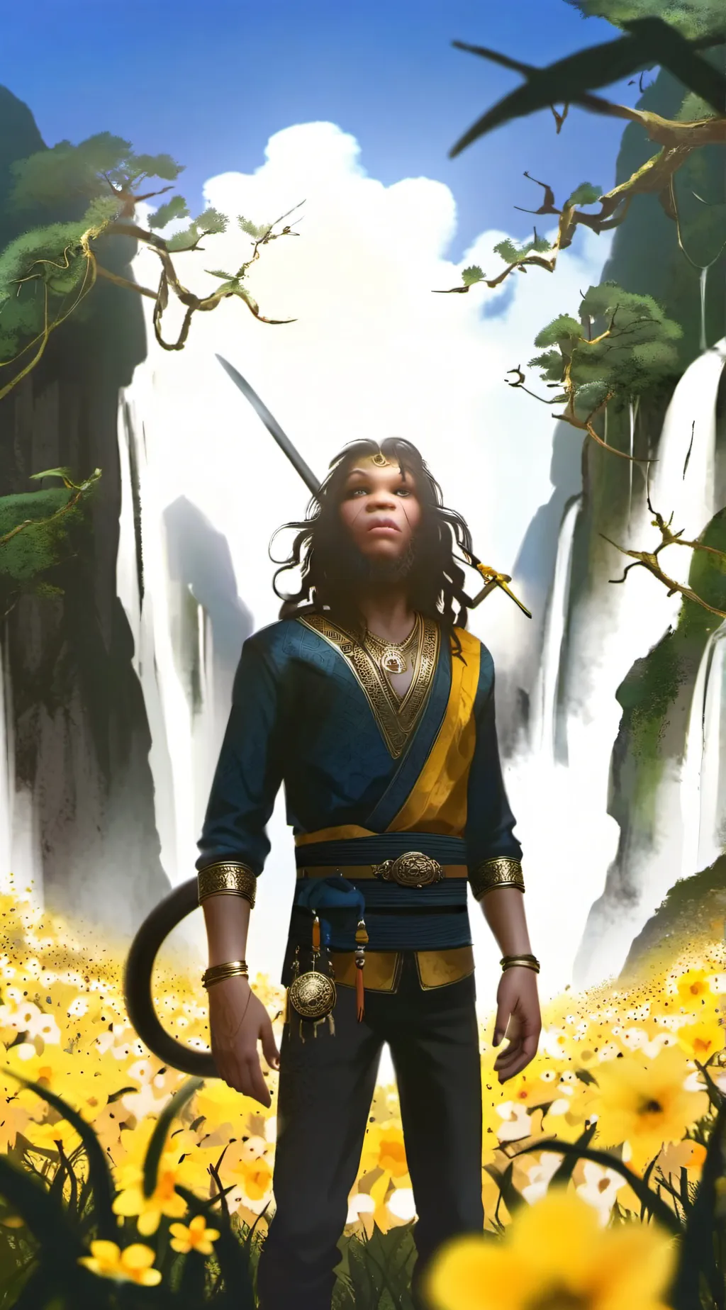 ai character: Mond background