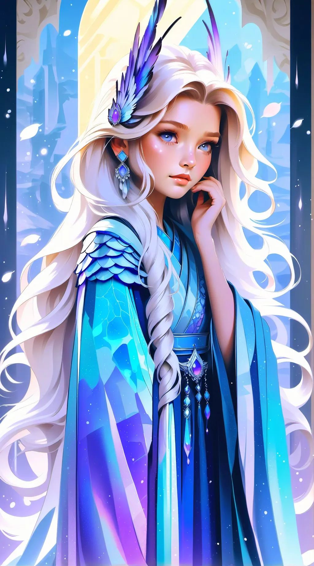 ai character: lily background