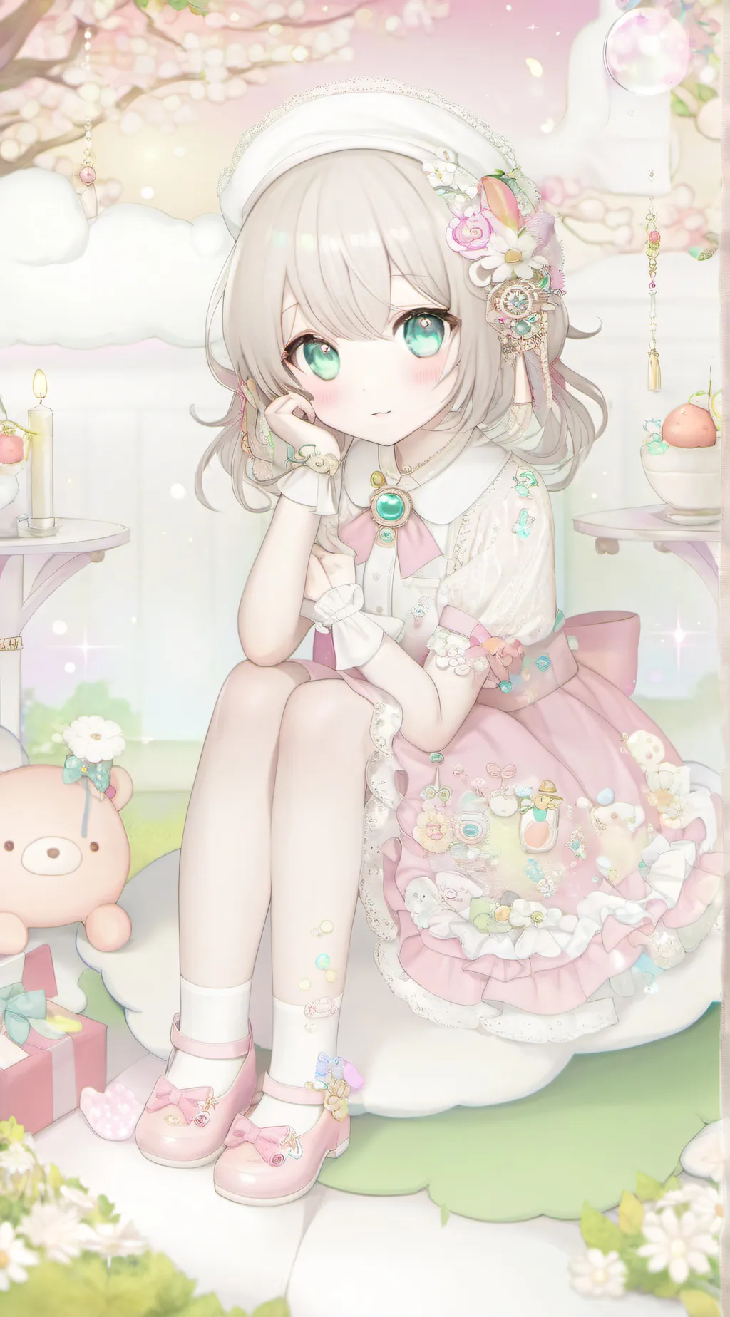 ai character: ᵈᵒˡˡⁱᵉ:D background