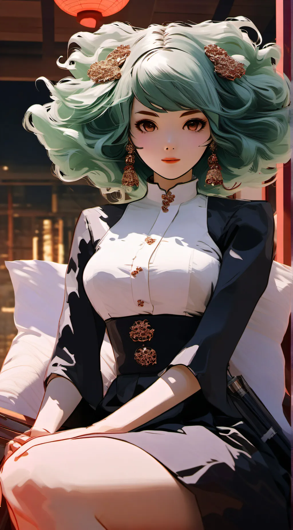 ai character: tatsumaki  background