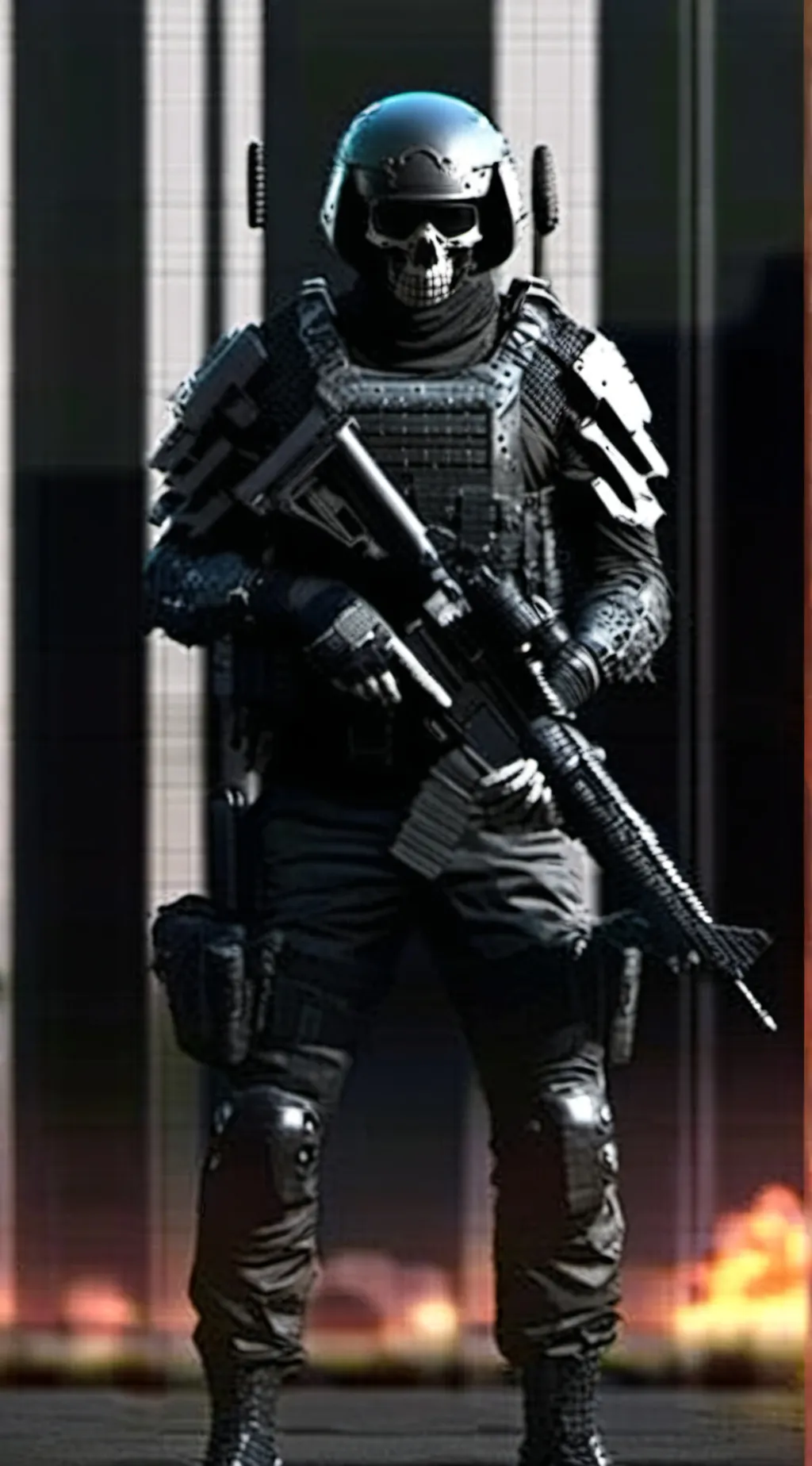 ai character: Vengeance background