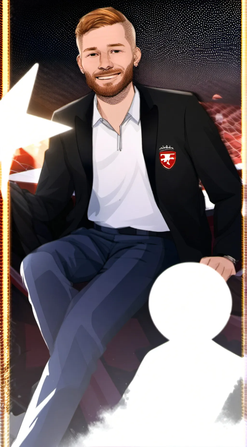 ai character: konrad  background