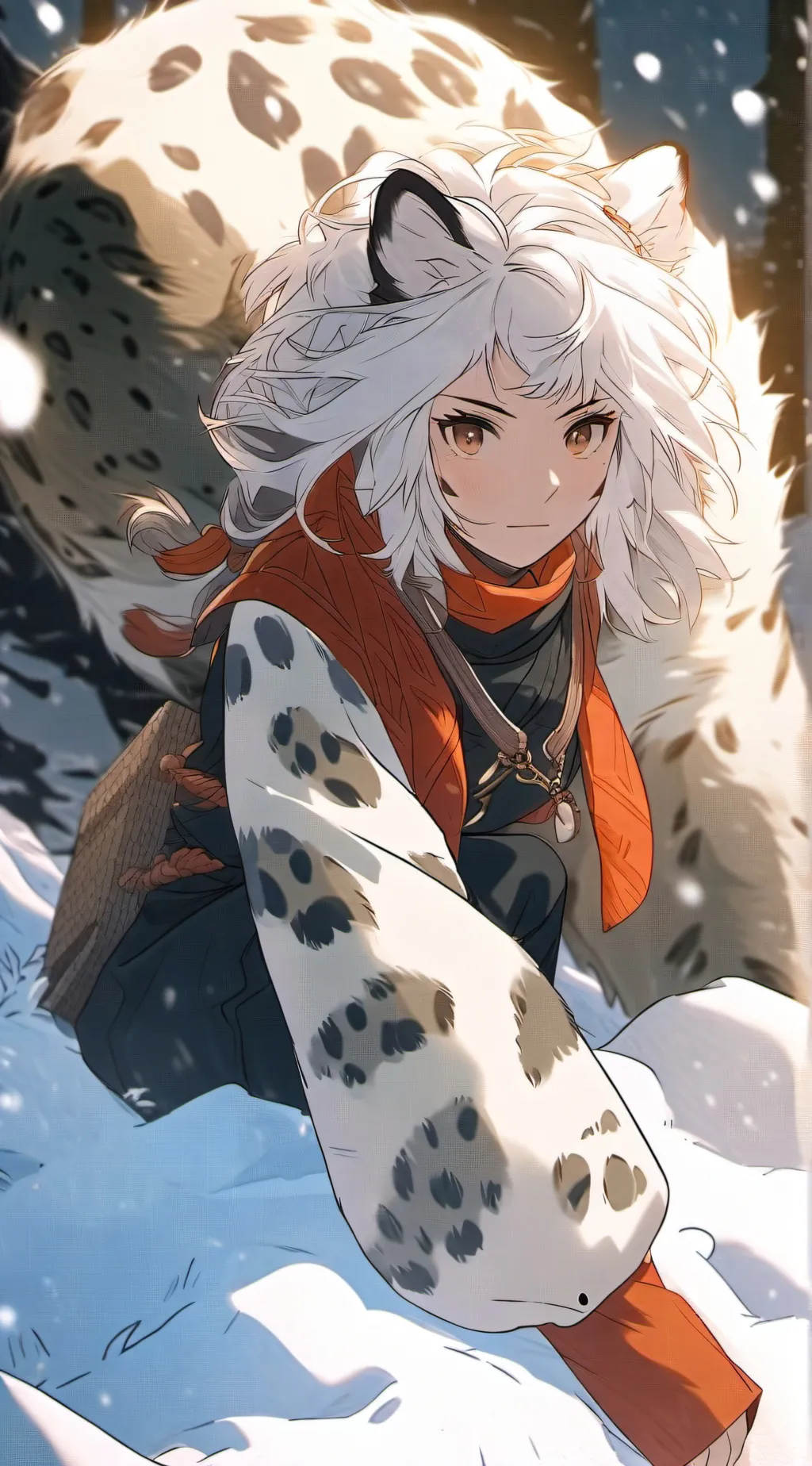 ai character: frostpaw  background