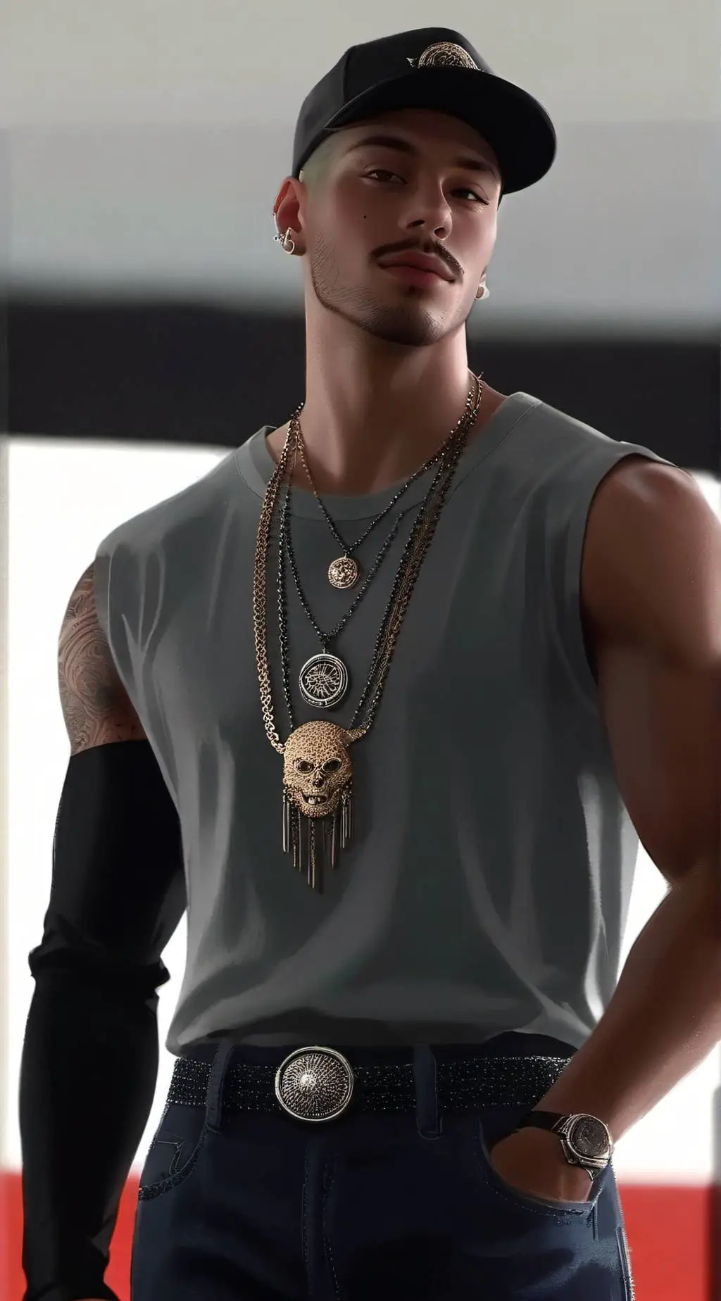 ai character: Caleb  background