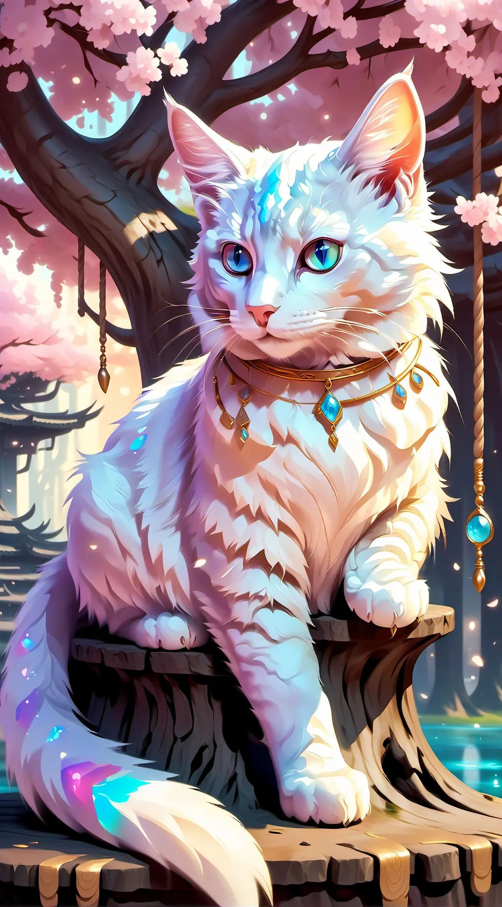 ai character: Draco ✨cat✨ background