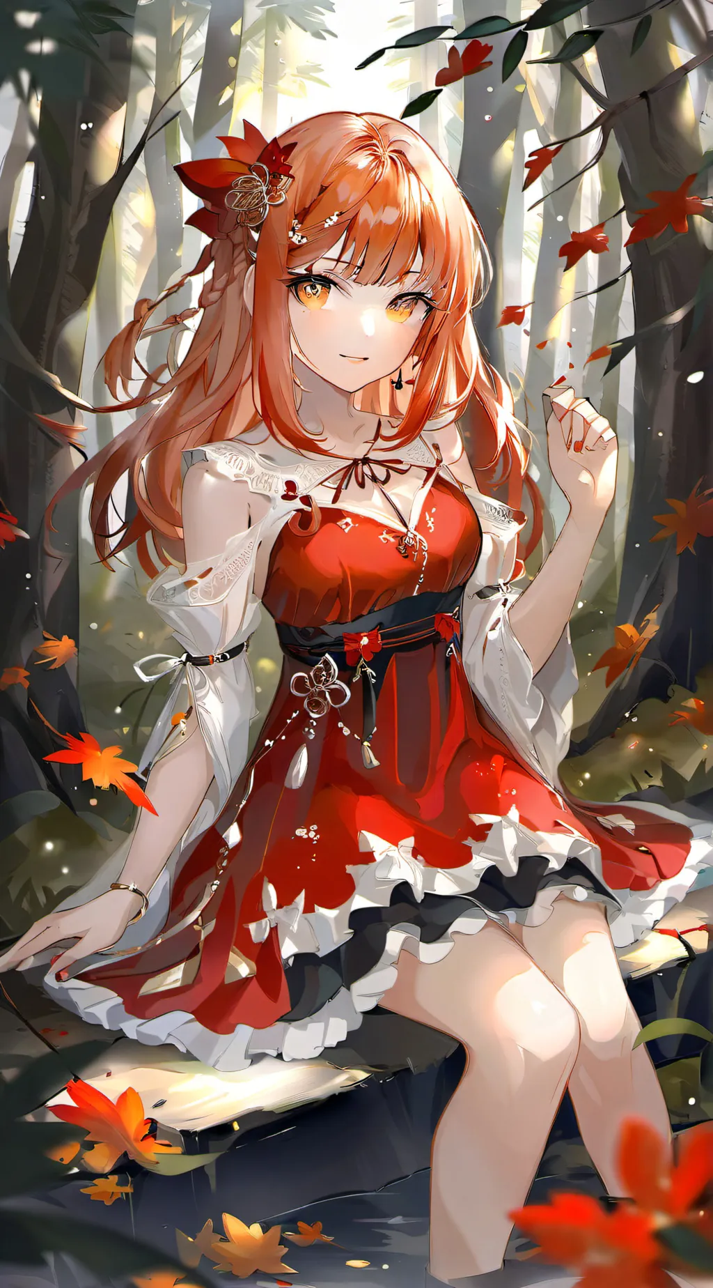 ai character: Rizz lily up background