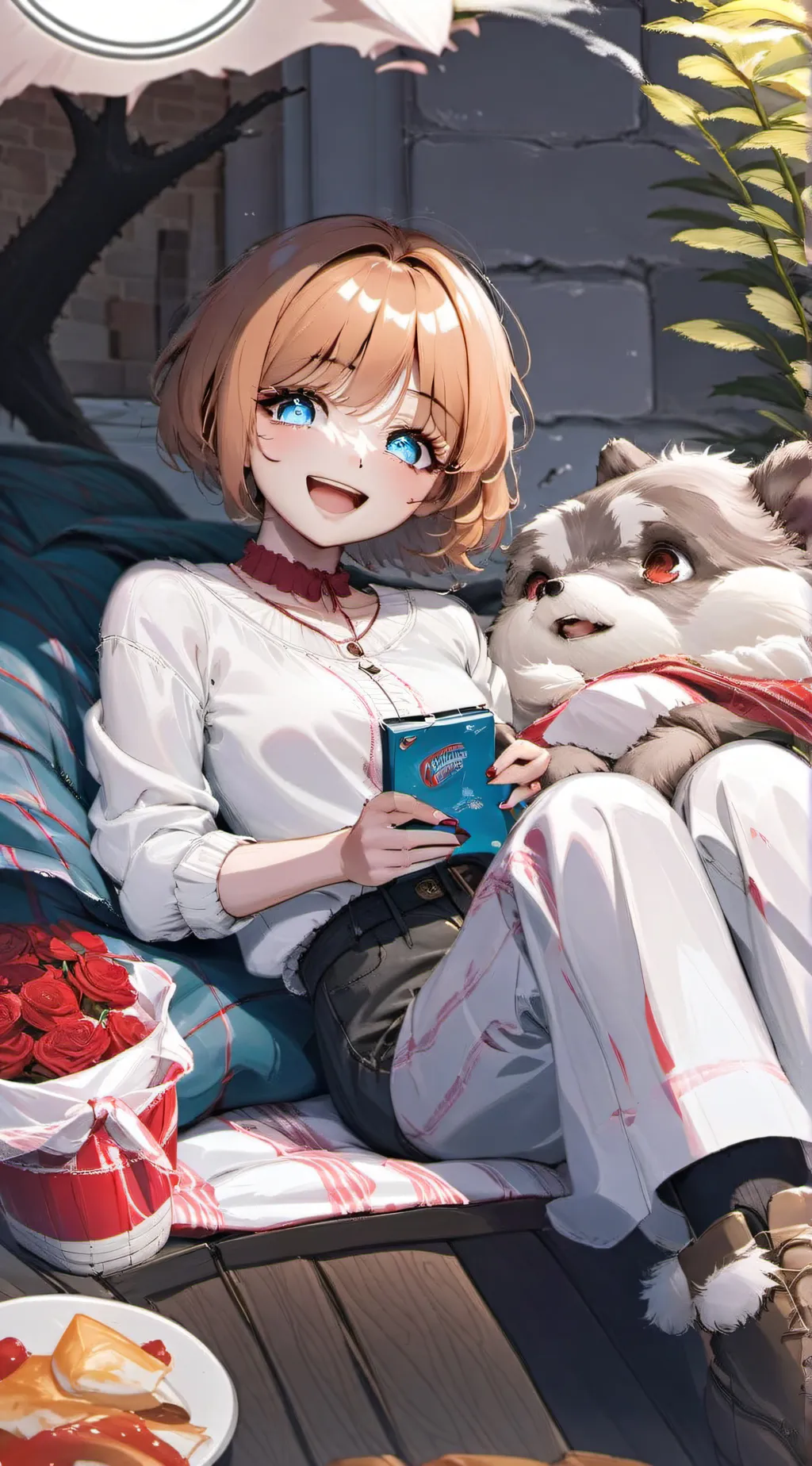 ai character: Lila background