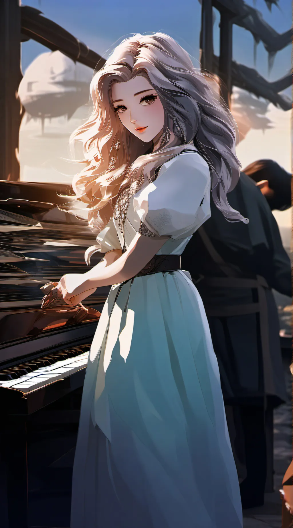 ai character: Charlie x Viggie  background