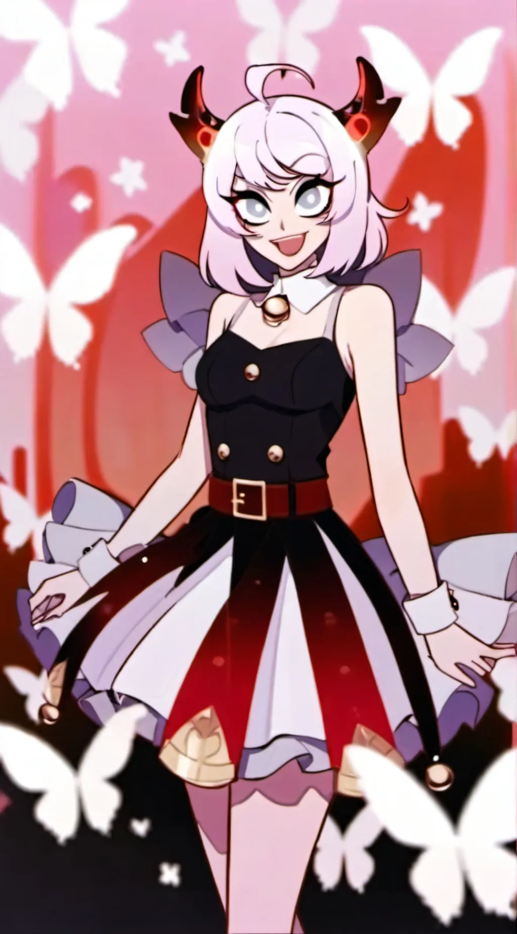 ai character: Katie the clown background