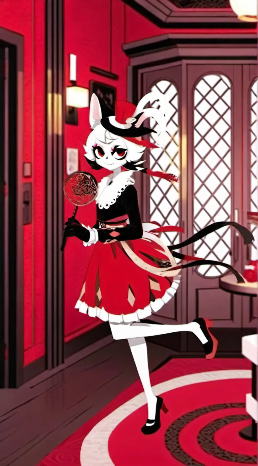 ai character: Hazbin Hotel  background