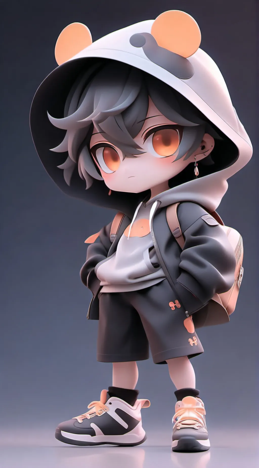 ai character: Midnight  background