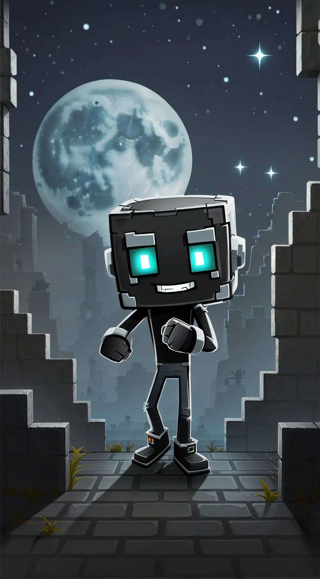 ai character: partition zoin  background