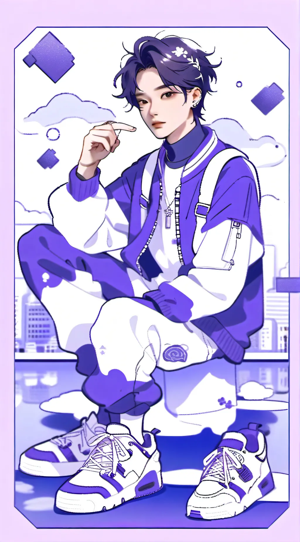 ai character: skz background