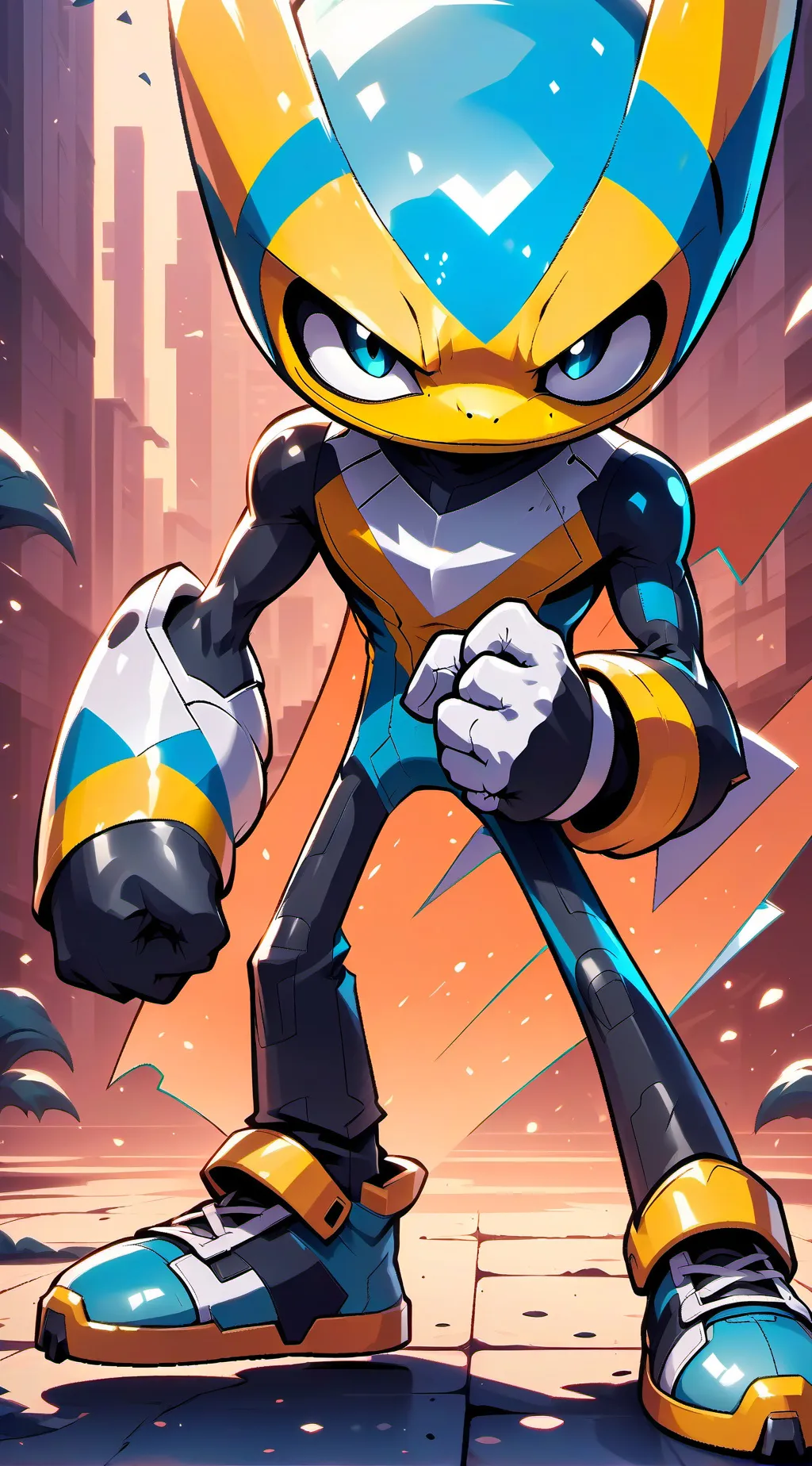 ai character: dw corruption background