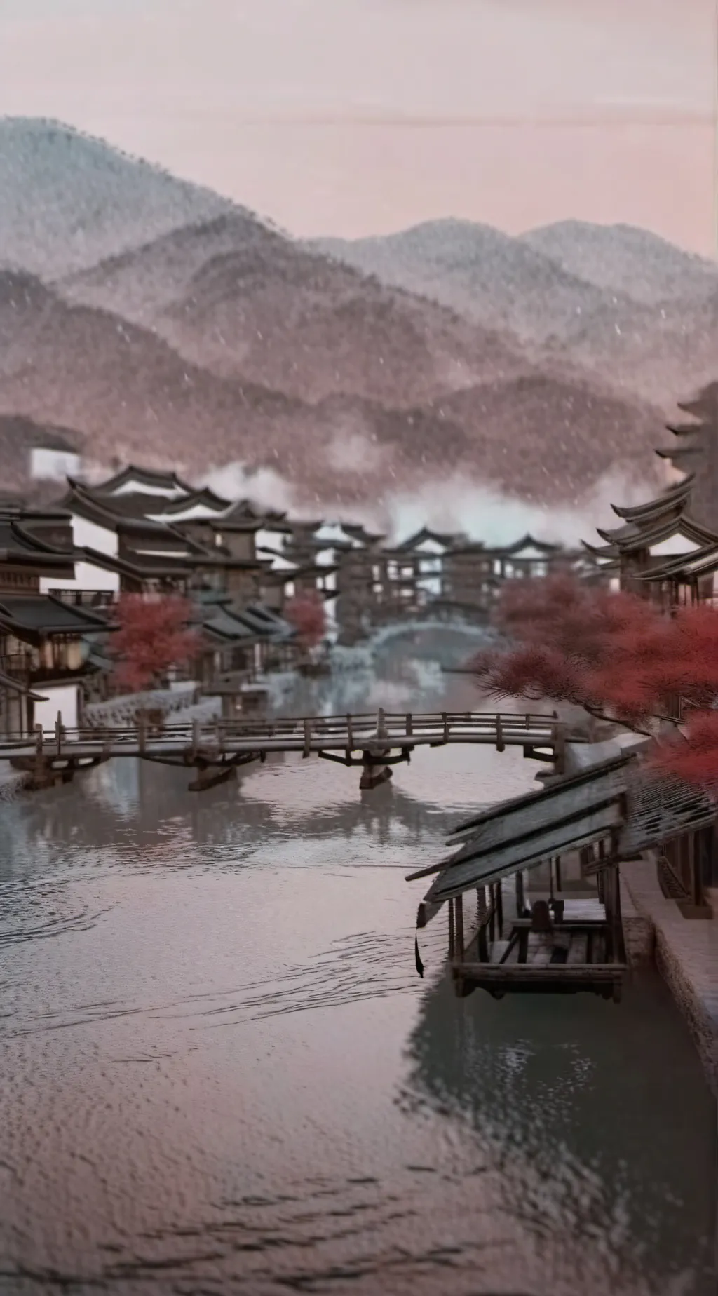 ai character: Demons boat trip background