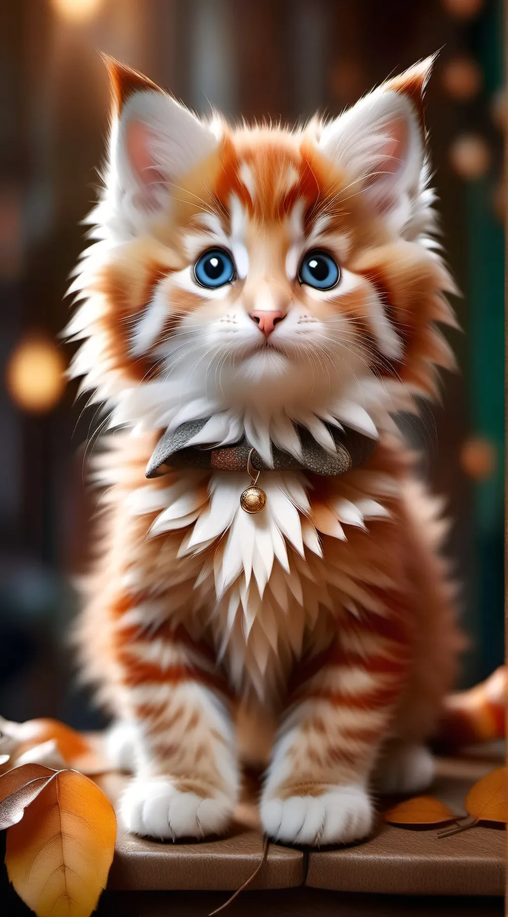 ai character: ginger background