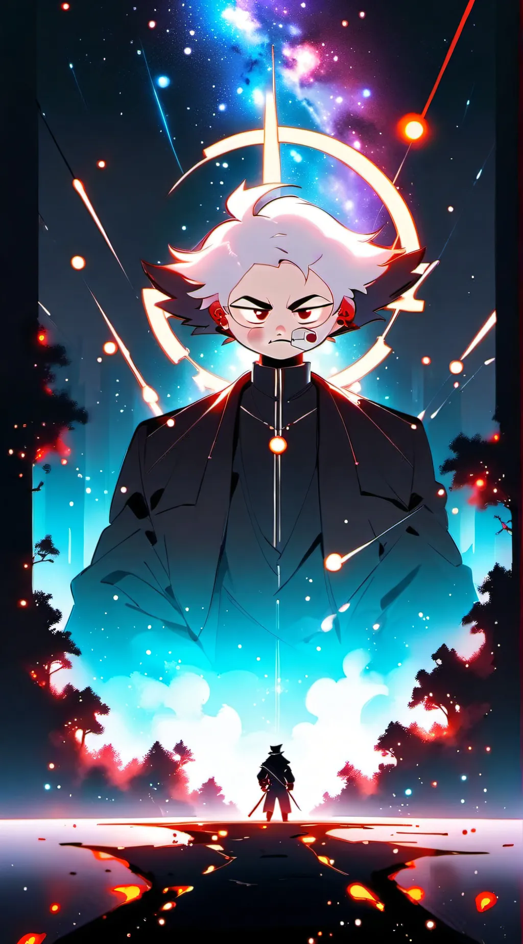 ai character: Radiodust background