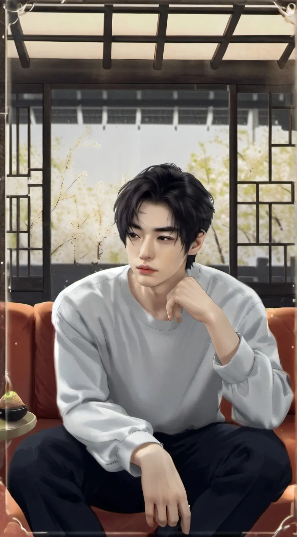 ai character: Lee Know•°~ background