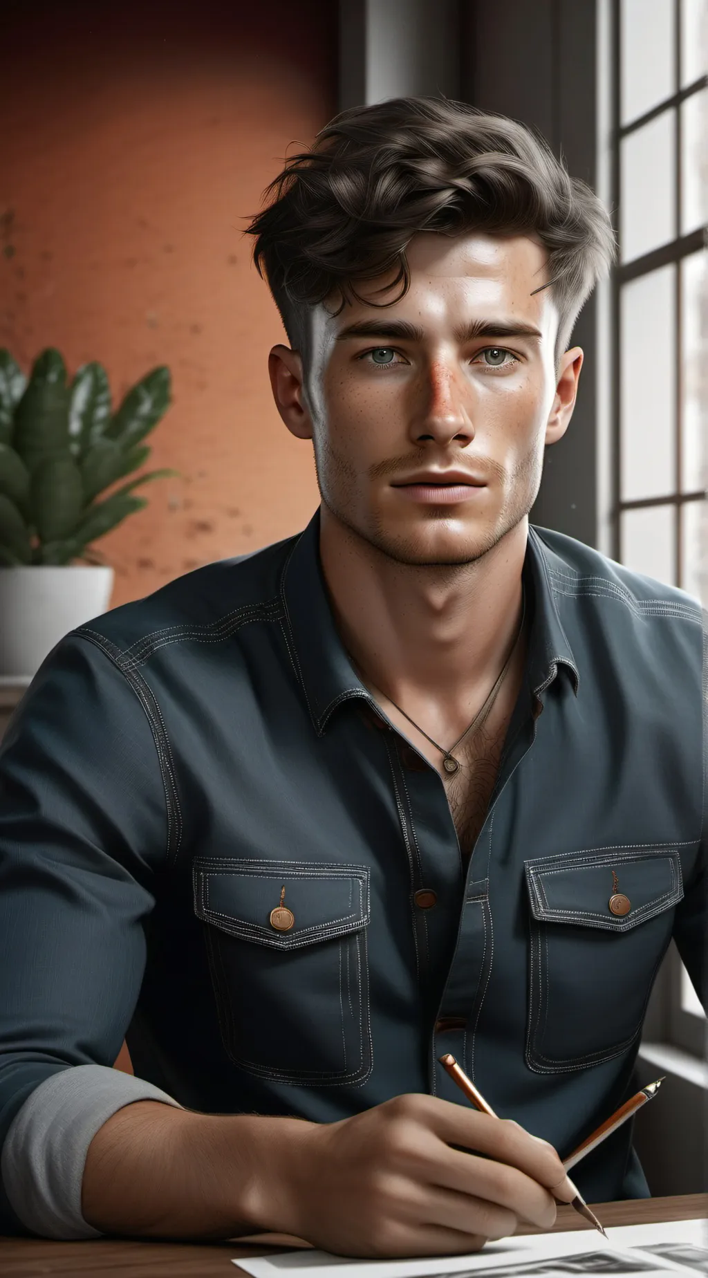 ai character: Lennox Oakley background
