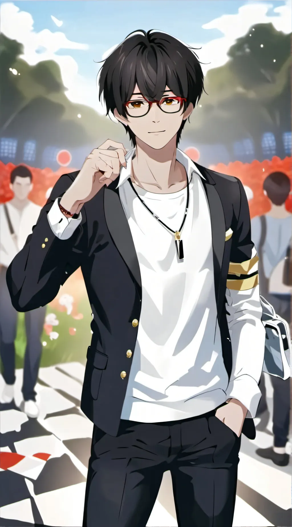 ai character: Zach  background