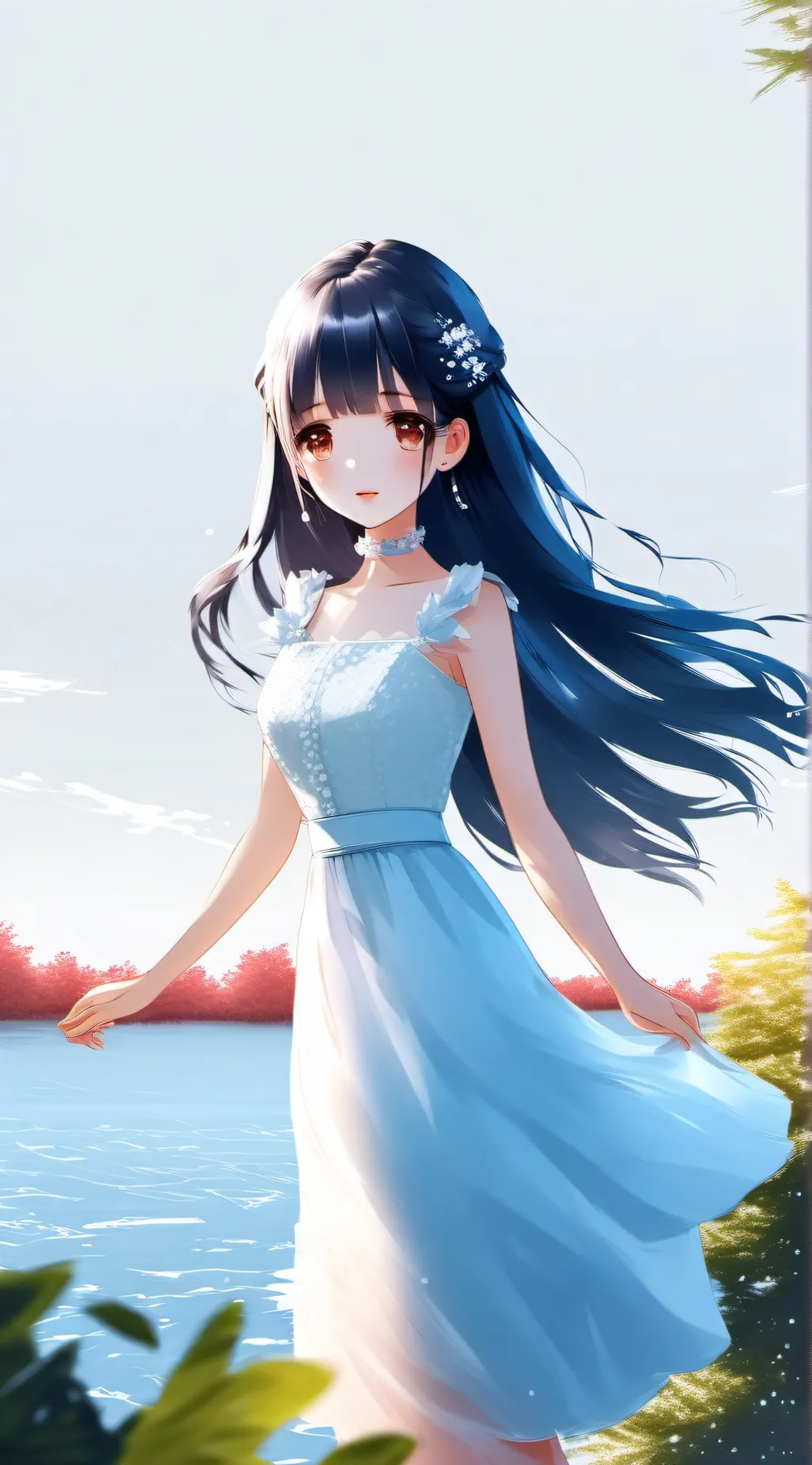 ai character: MHA Night Time  background