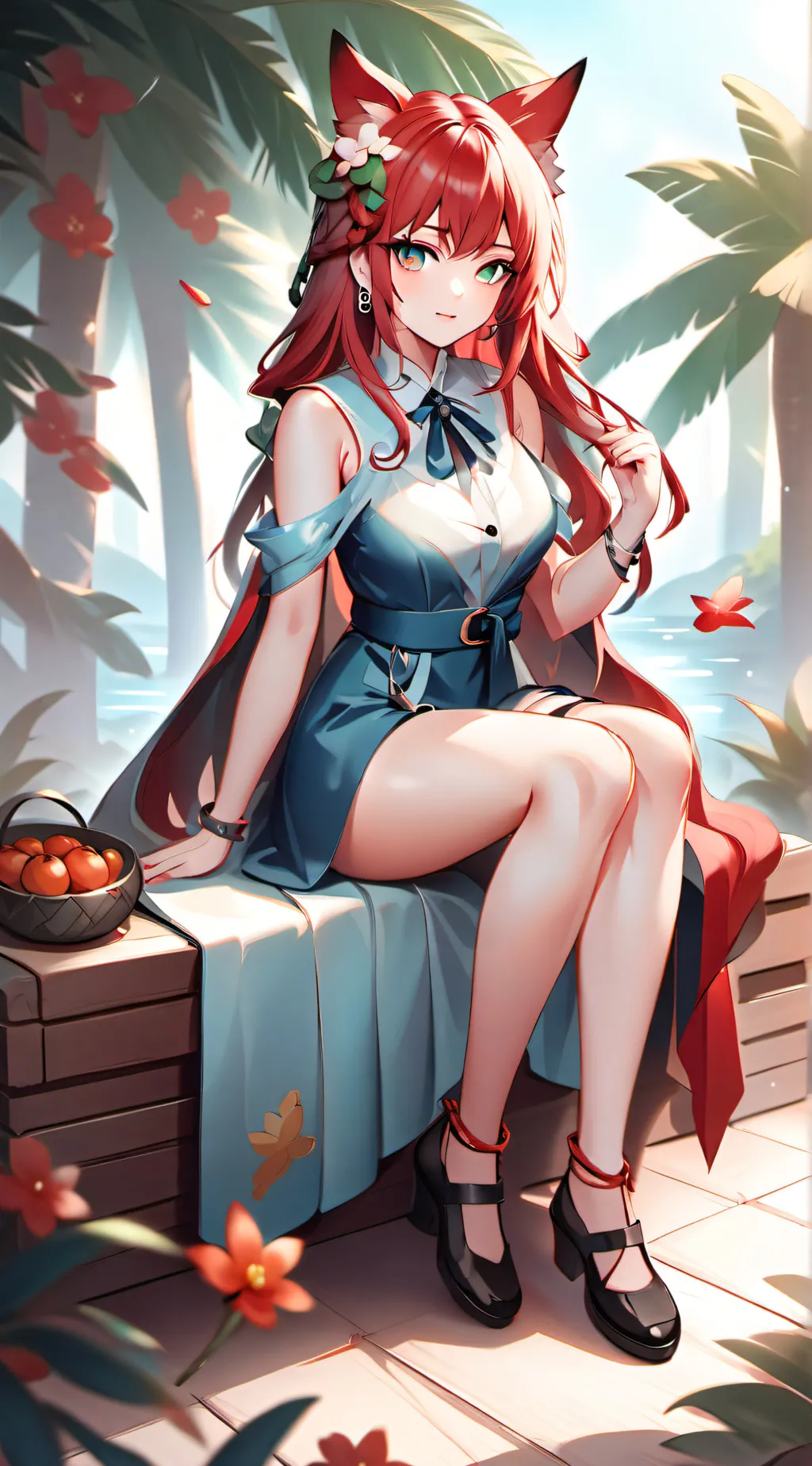 ai character: Aria background