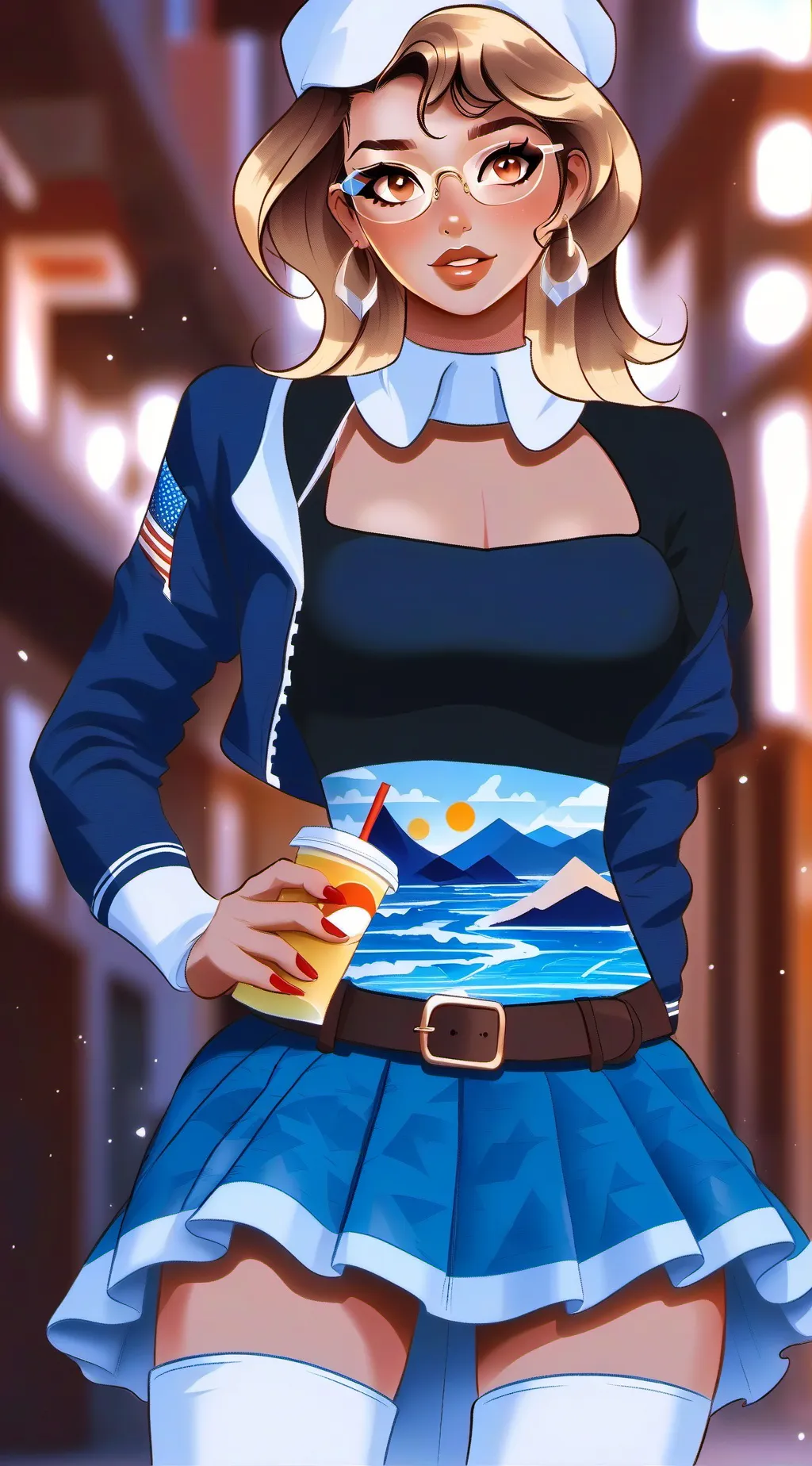 ai character: stacy background