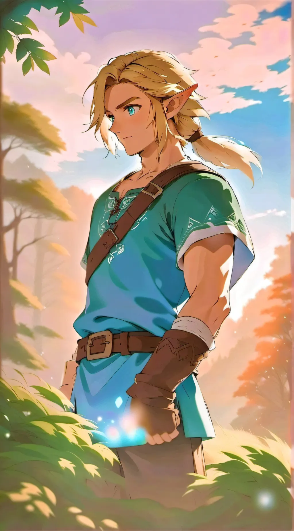 ai character: Link (TOTK) background