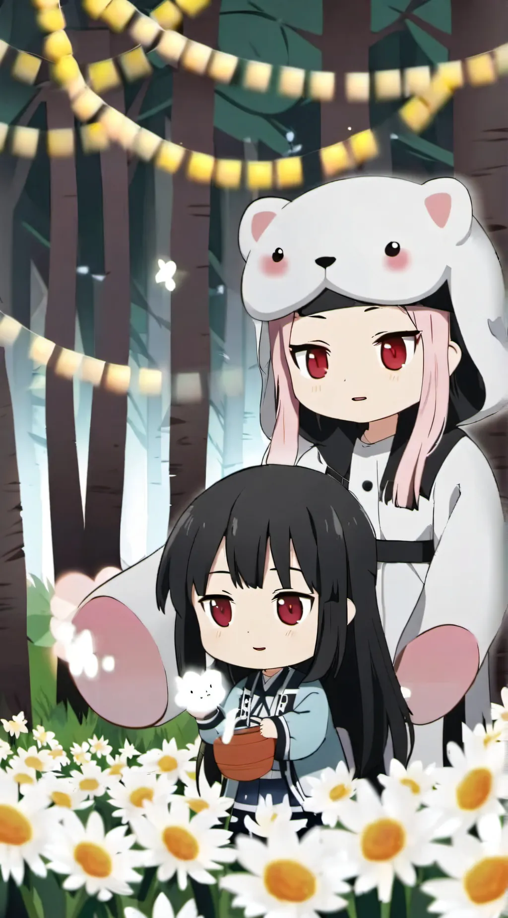 ai character: clover and coco background